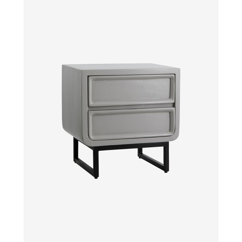 Nordal A/S LEDRO table de chevet-gris