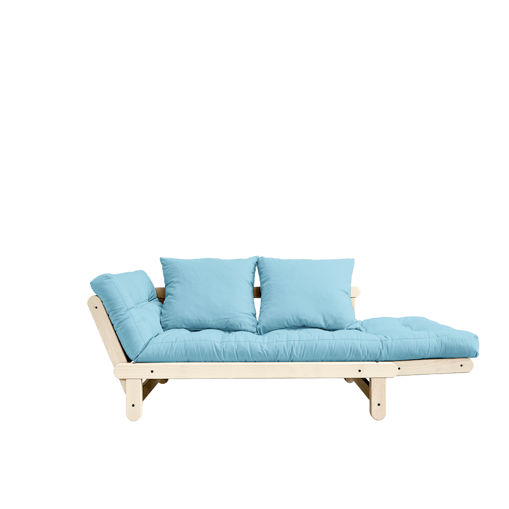 Design BEAT CLAIR LAQUÉ W. JEU DE MATELAS BLEU CLAIR