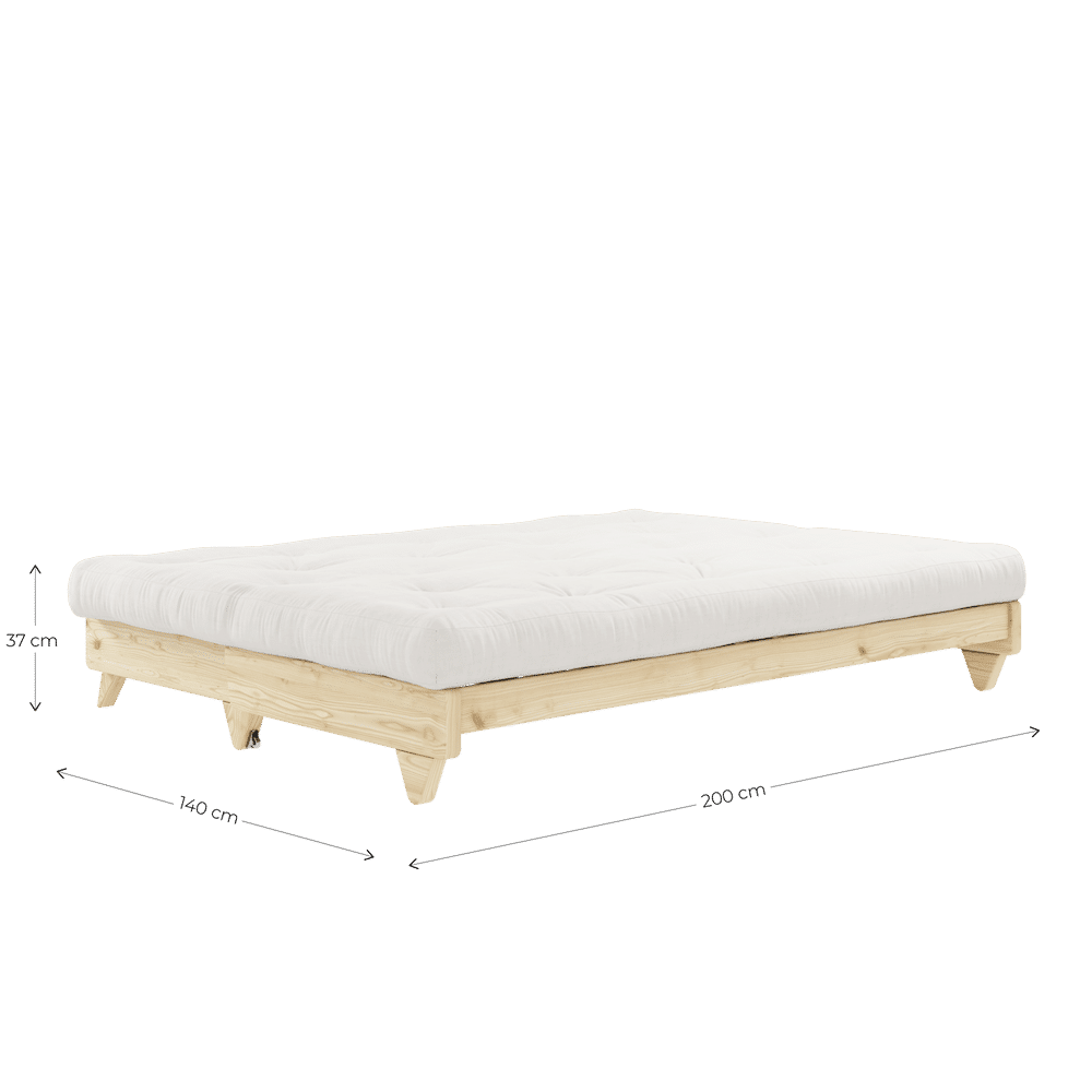 Designer FRAIS CLAIR LAQUÉ W. MATELAS FRAIS BLEU CLAIR