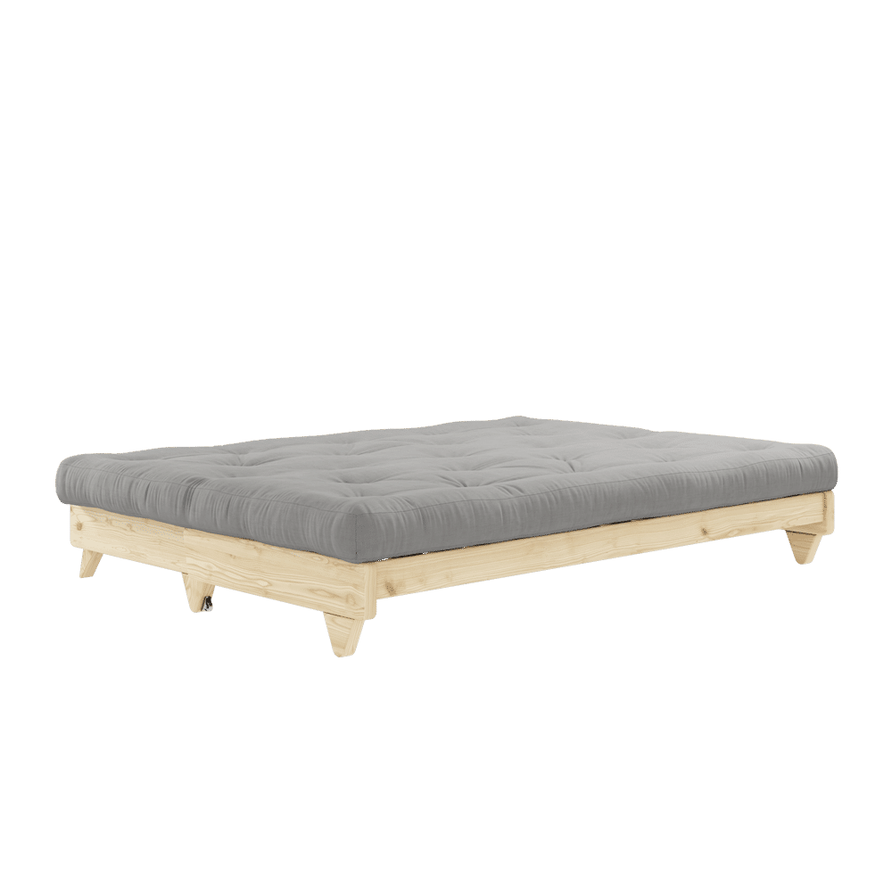 Designer FRAIS CLAIR LAQUÉ W. MATELAS FRAIS GRIS