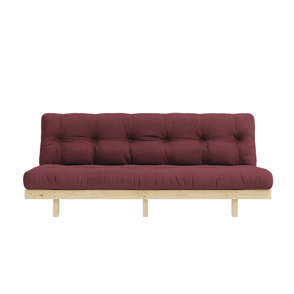 Karup Design mageres rohes W. 5-lagige gemischte Matratze Bordeaux