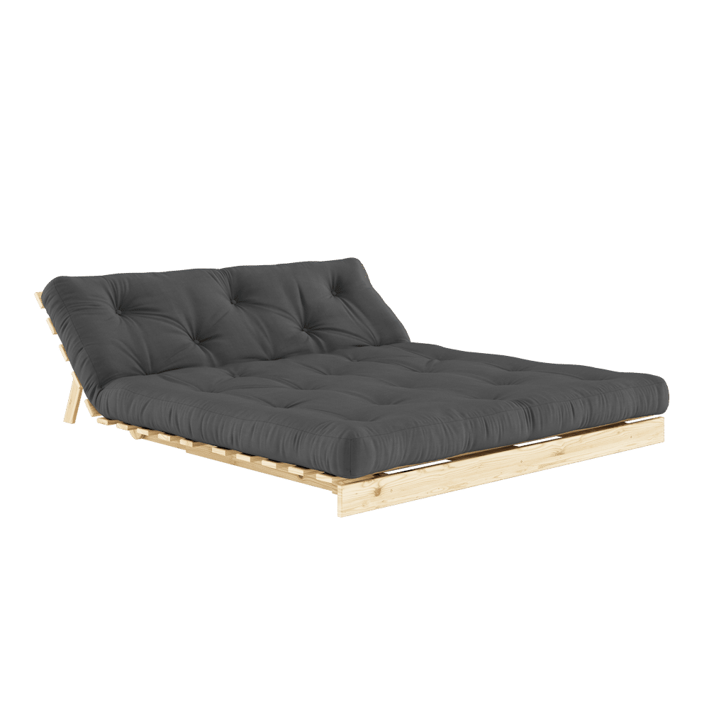 Karup Design RACINES 160X200 W. SUÈDE MATELAS GRIS FONCÉ