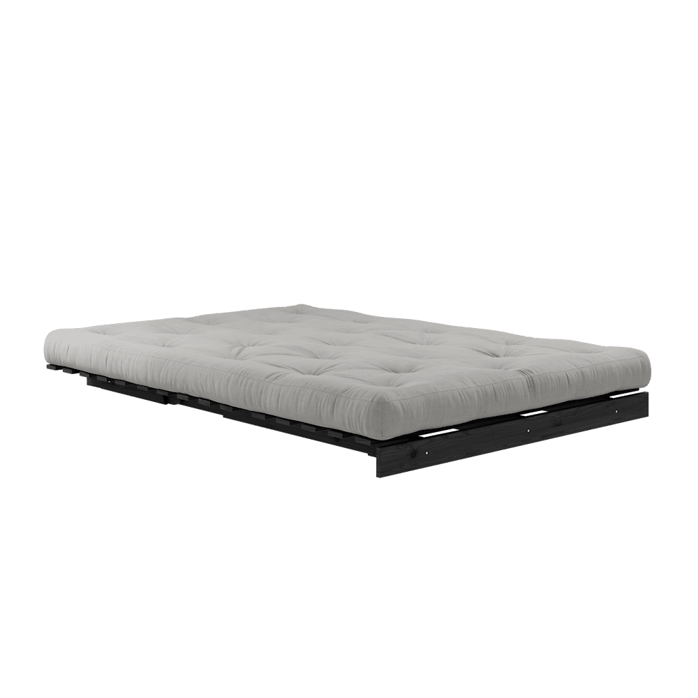 Karup Design ROOTS BLACK LACQUERED 140 X 200 W. ROOTS MATTRESS GREY