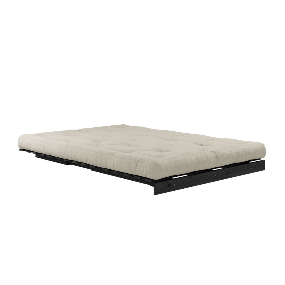 Karup Design ROOTS NOIR LAQUÉ 140X200 W. ROOTS MATELAS LIN