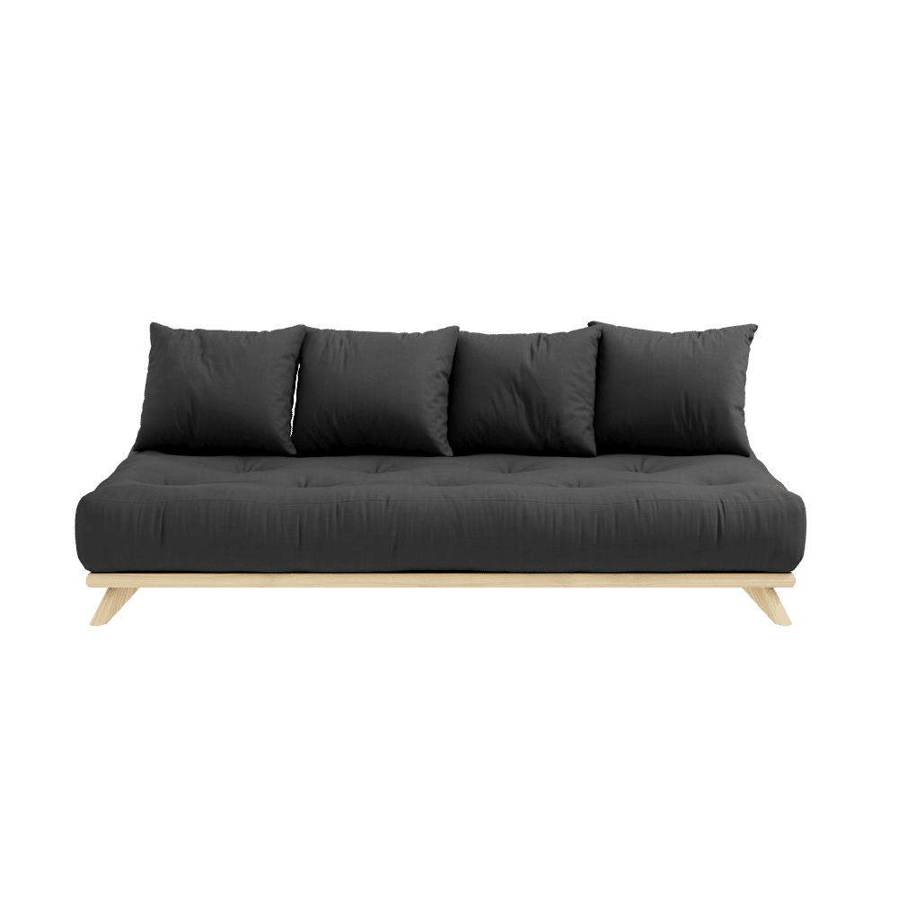 Karup Design OHNE TAYBED KLARE LACQUERED W. OHNE DAYBED MATRATZE SETZEN DUNKELGRAU