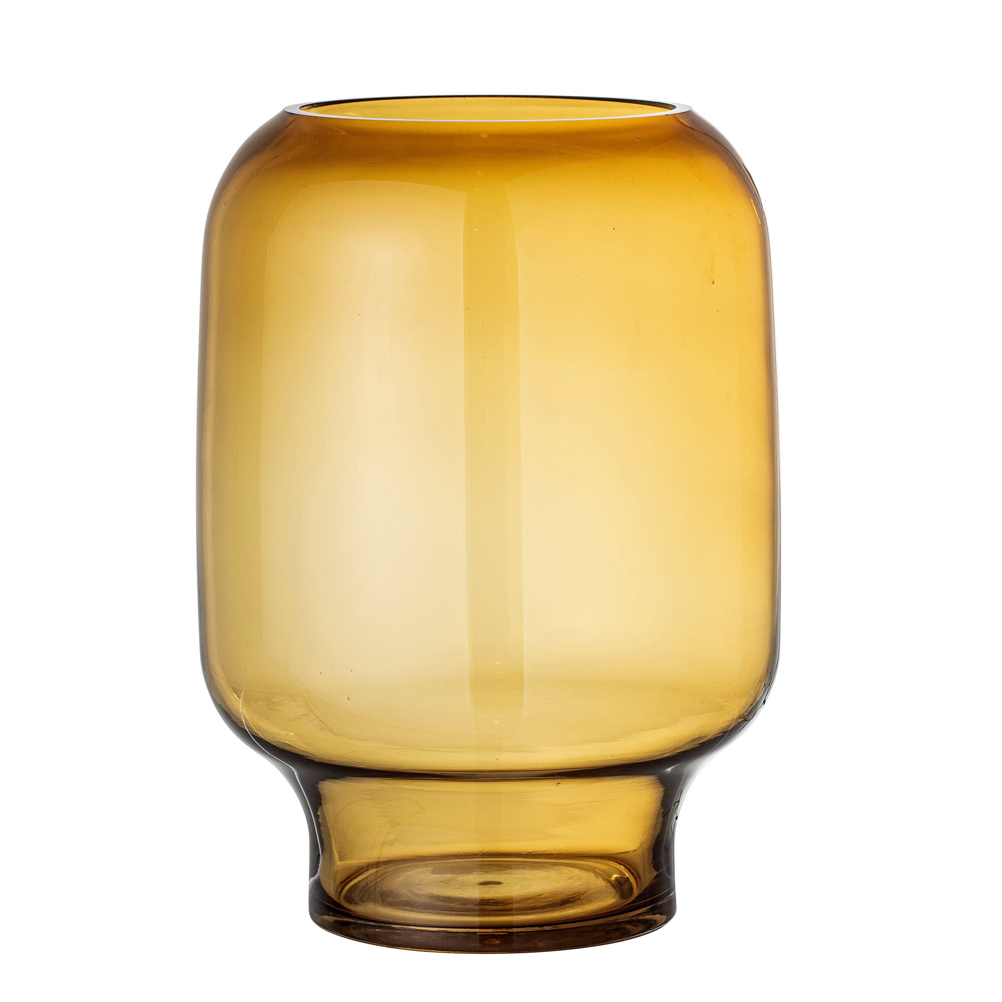 Bloomingville Adine Vase, Jaune, Verre