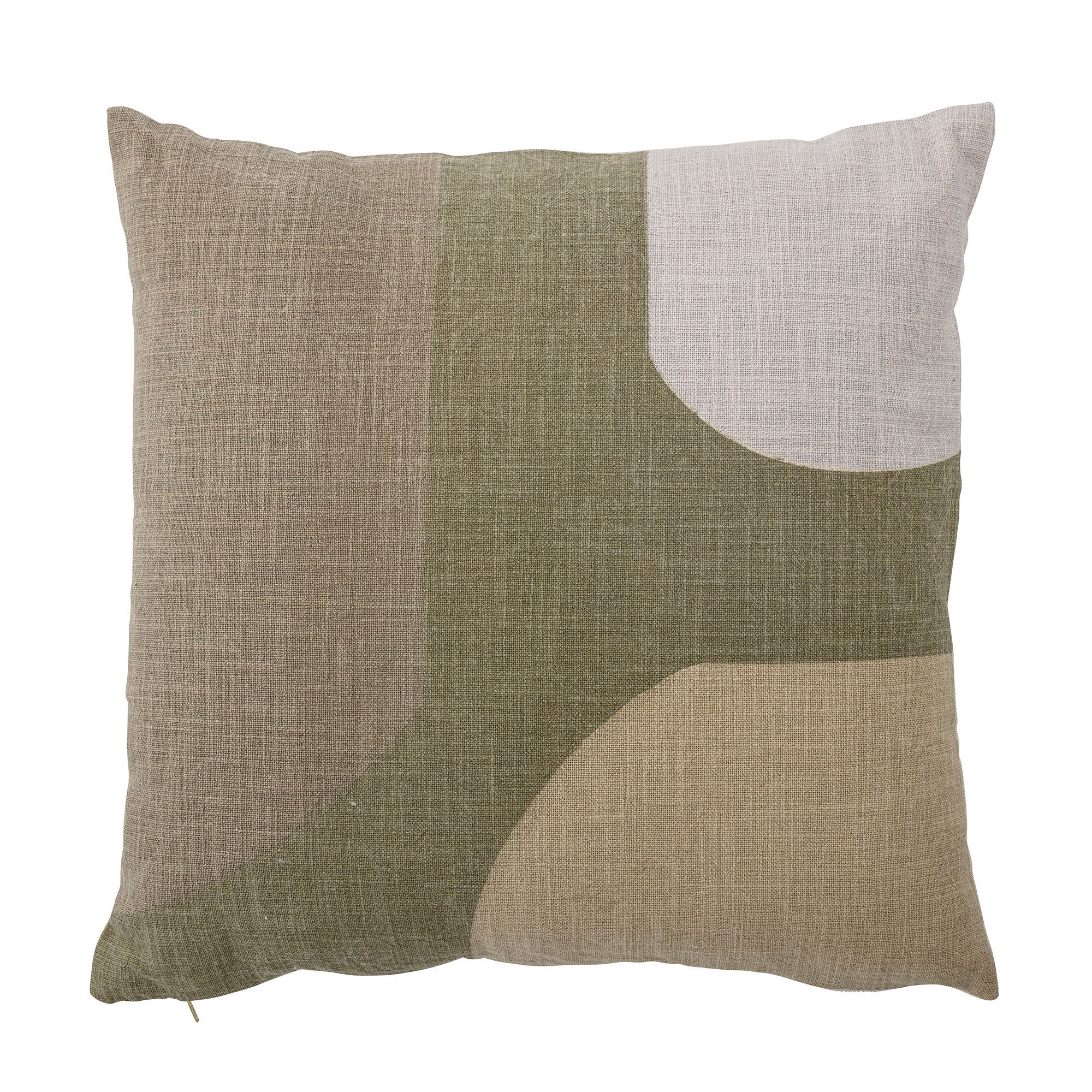 Bloomingville Coussin Kuni, Vert, Coton