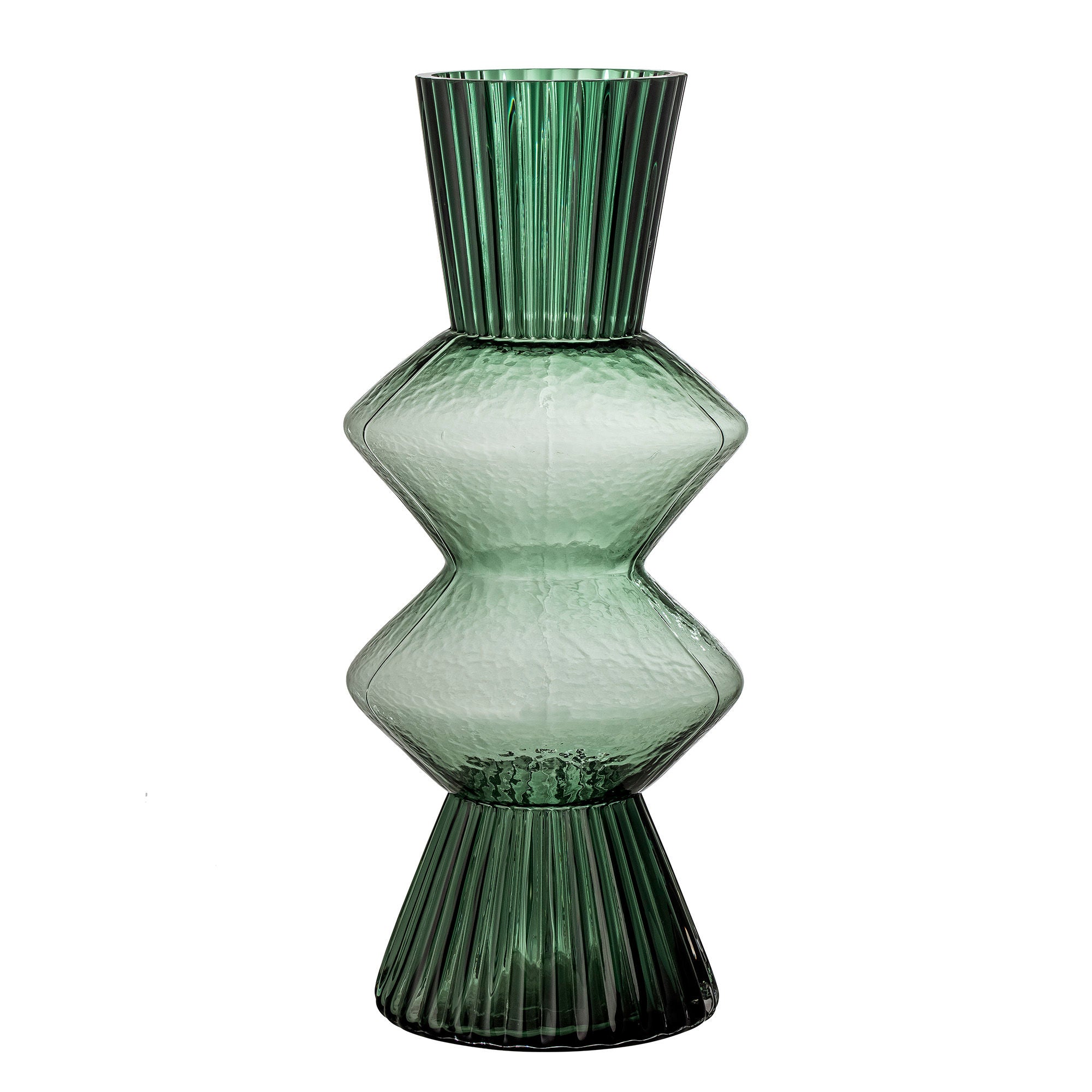 Blooming ville Davine Vase, Grün, Glas