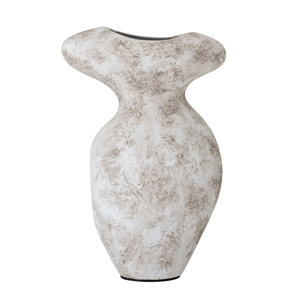 Blooming ville Nori Deco Vase, Grau, Terrakotta