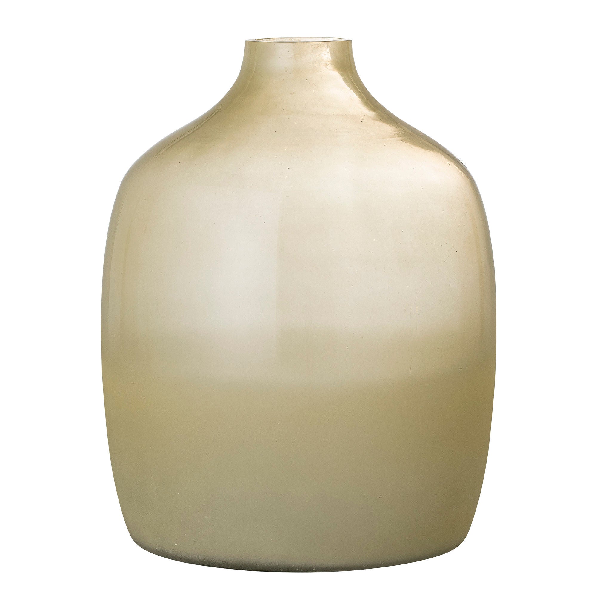 Bloomingville Idima Vase, Jaune, Verre