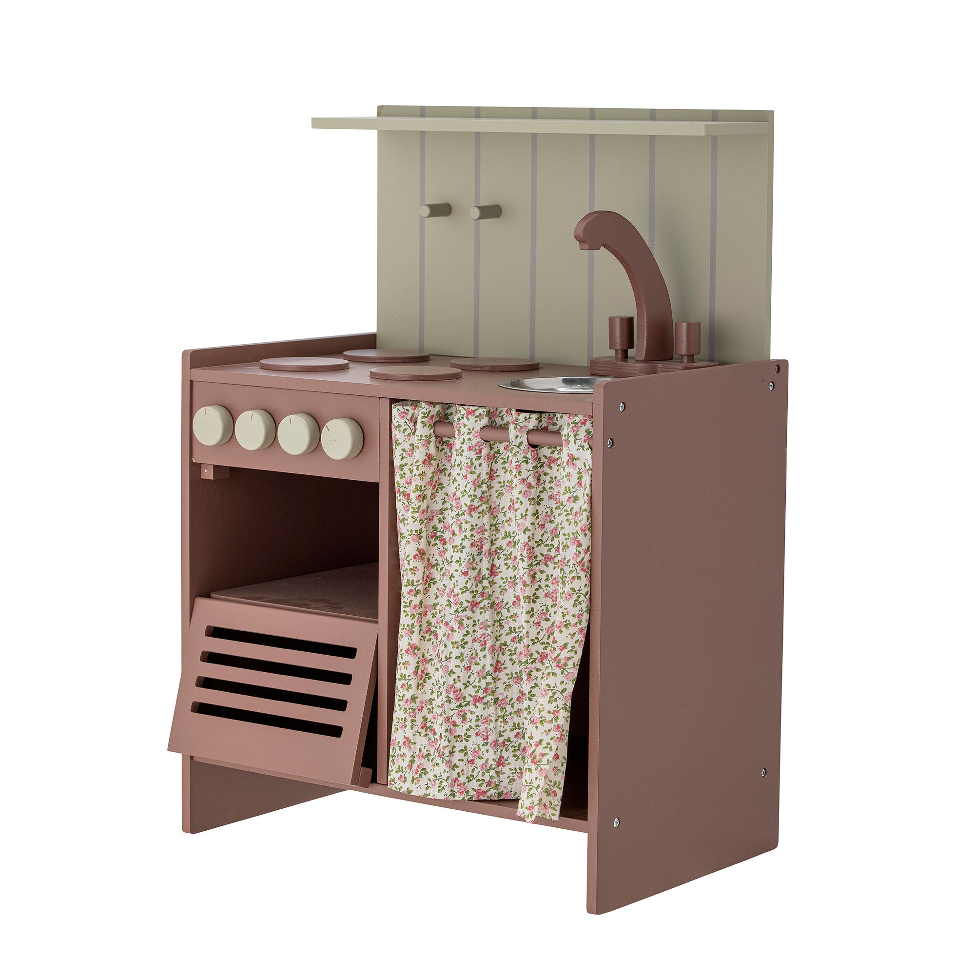 Bloomingville MINI Pippi Mini Kachel, Bruin, MDF