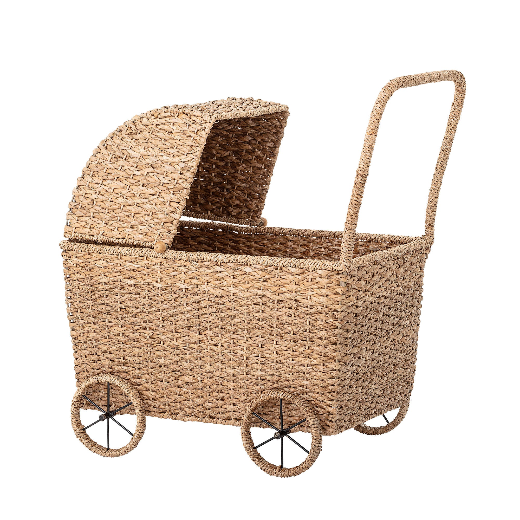 Bloomingville MINI Susan Speelgoed Kinderwagen, Natuur, Bankuan Gras