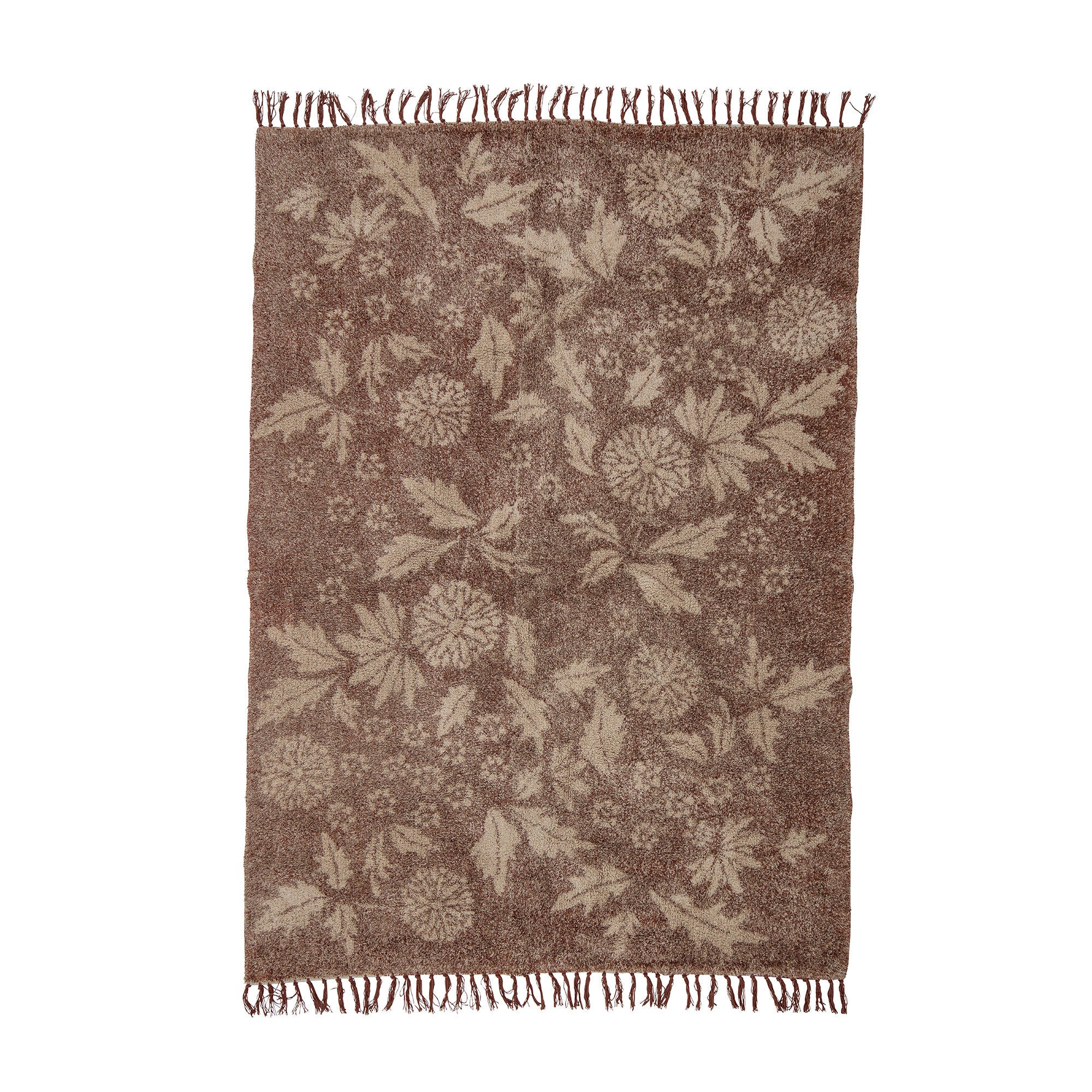 Creative Collection Tapis Malu, Marron, Coton