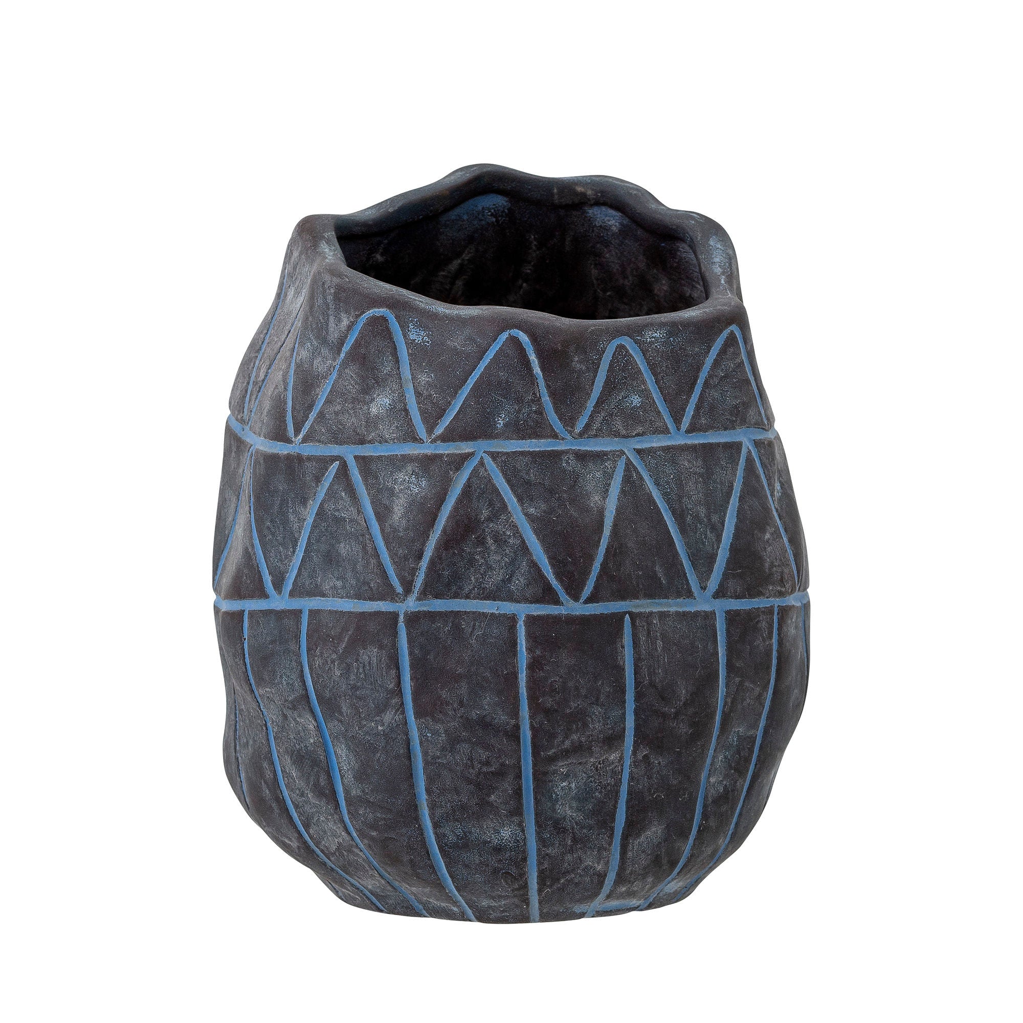 Creative Collection Ivo Deco Vase, Bleu, Céramique