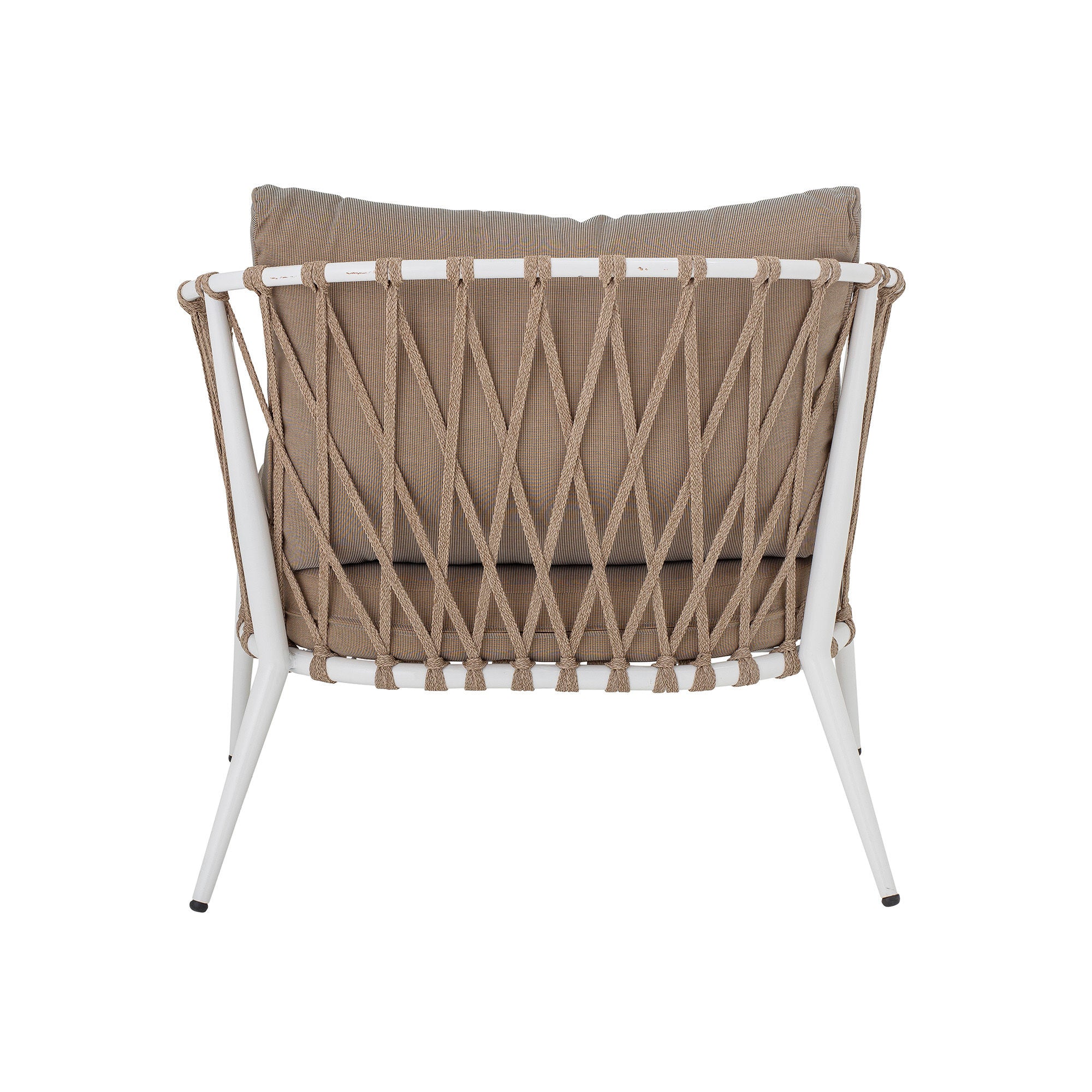 Silla Lounge Cia de Creative Collection, Blanco, Metal