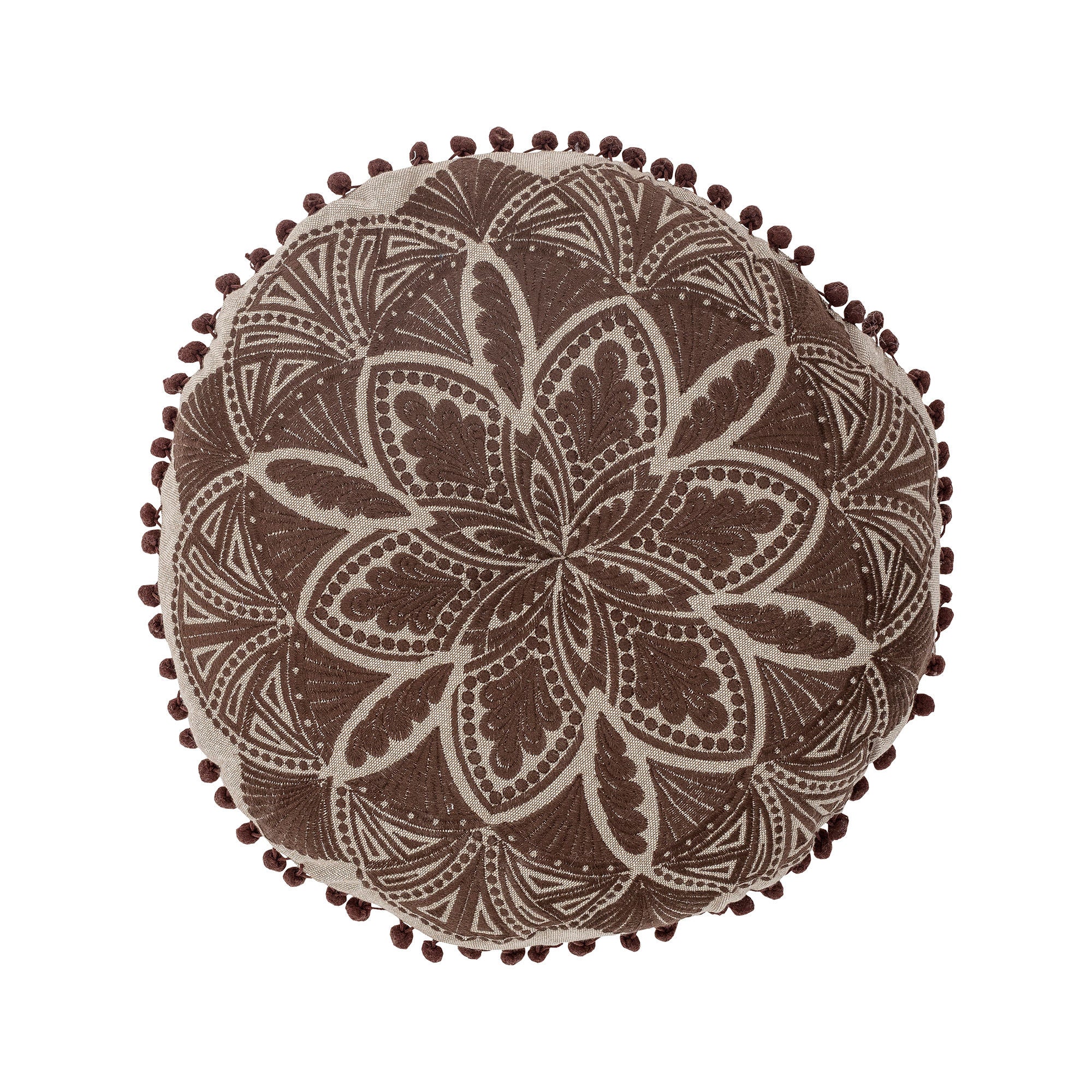 Creative Collection Coussin Cizzy, Marron, Coton