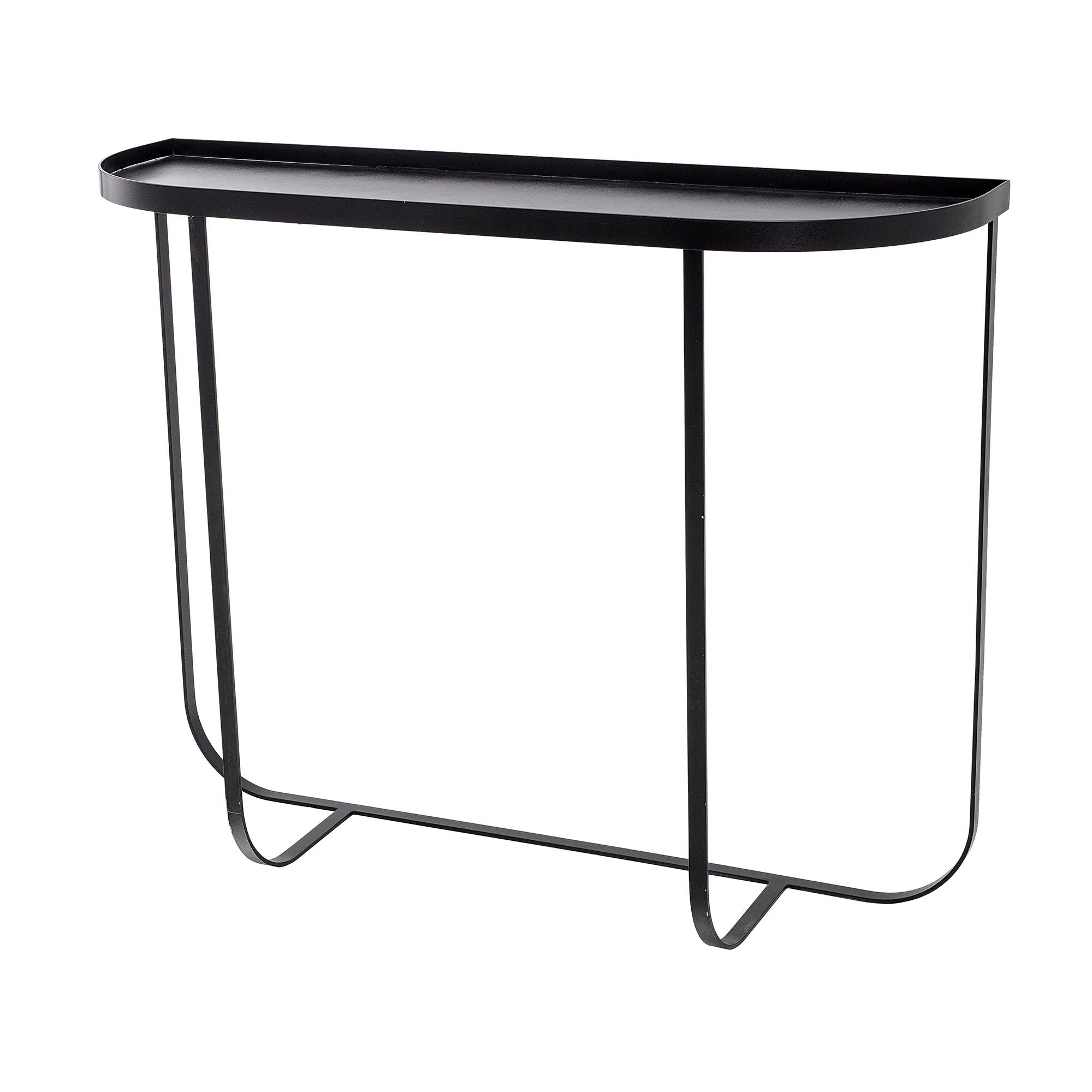 Bloomingville Mesa Consola Harper, Negro, Metal