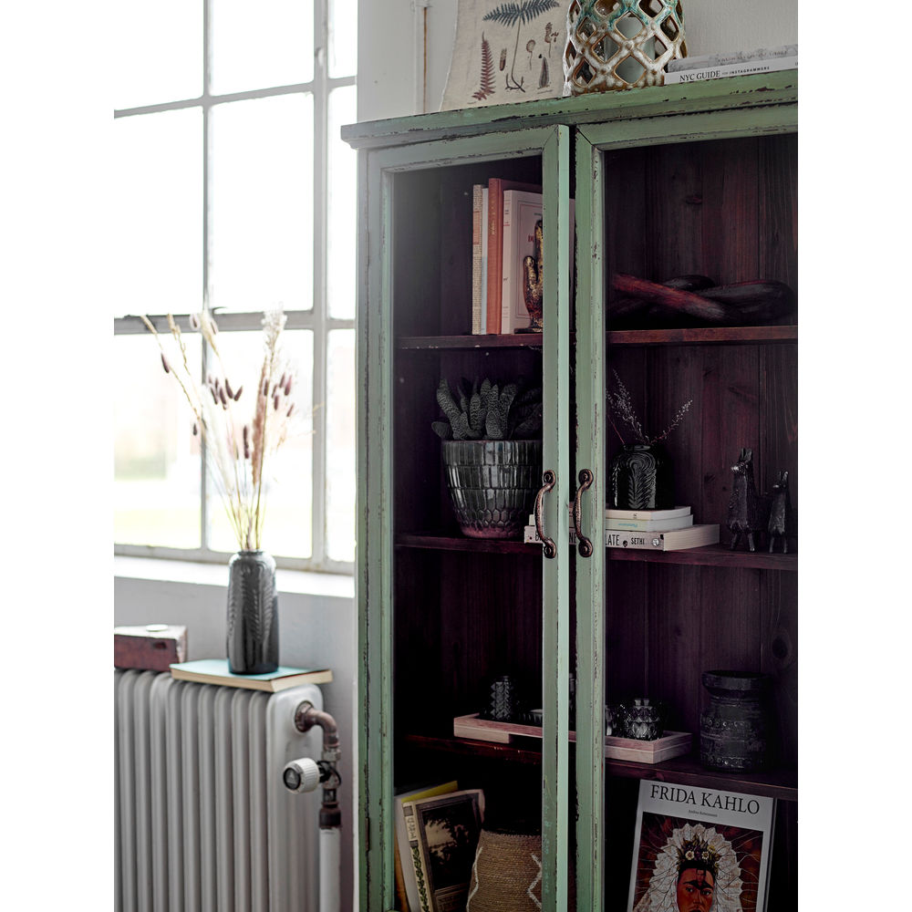 Creative Collection Armoire Hazem, vert, bois de tilleul