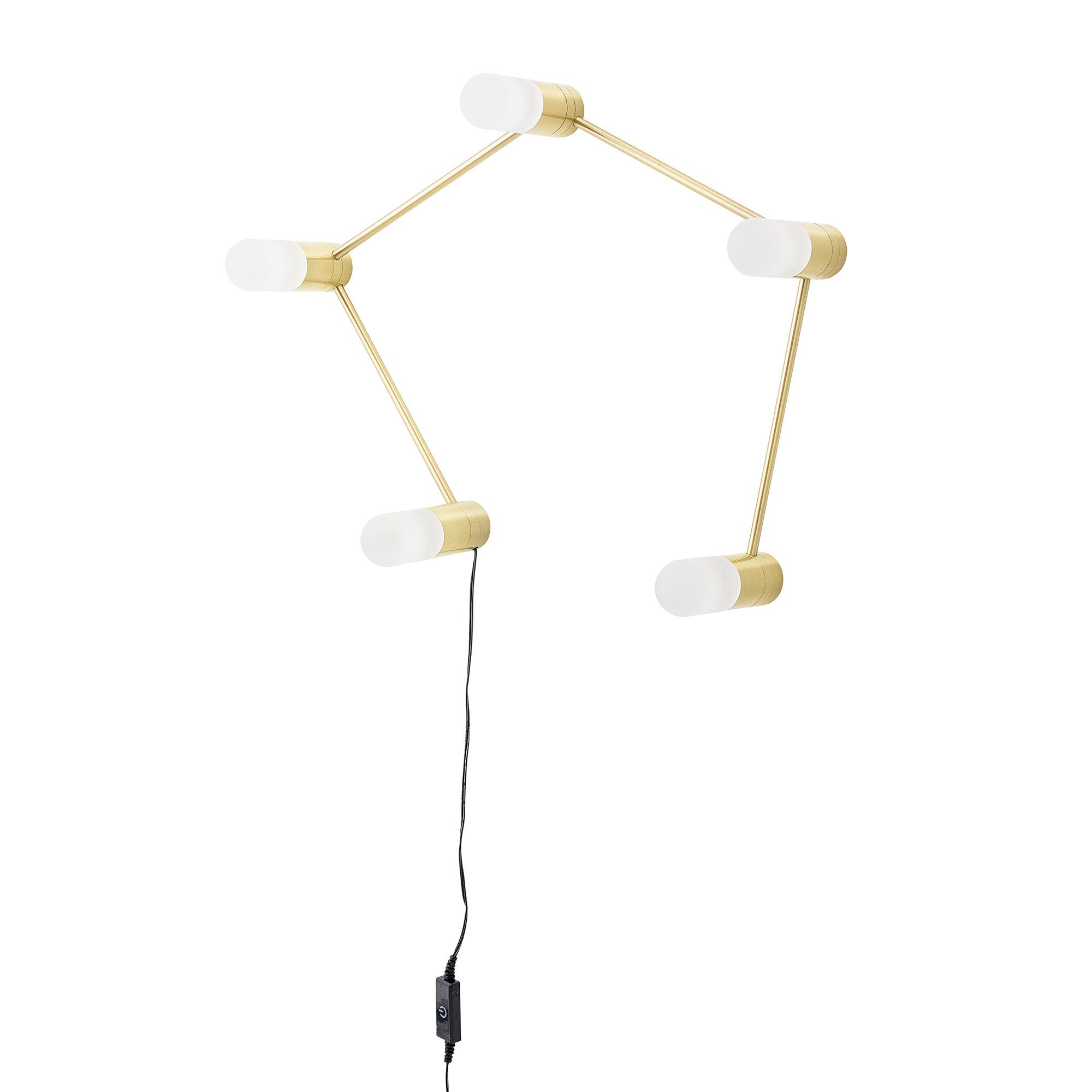 Blooming ville sind Tisch lampe, Gold, Metall