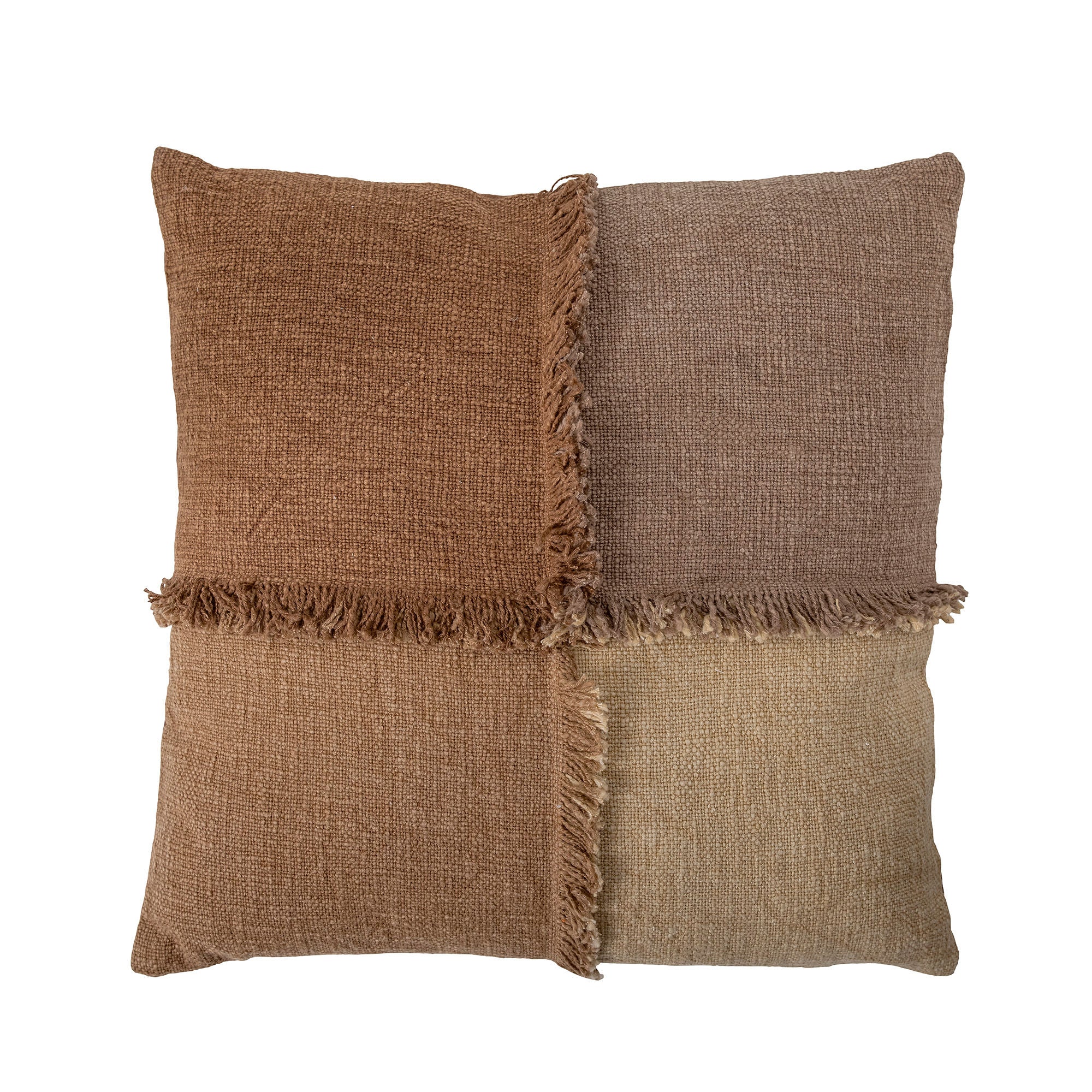 Bloomingville Coussin Gija, Marron, Coton