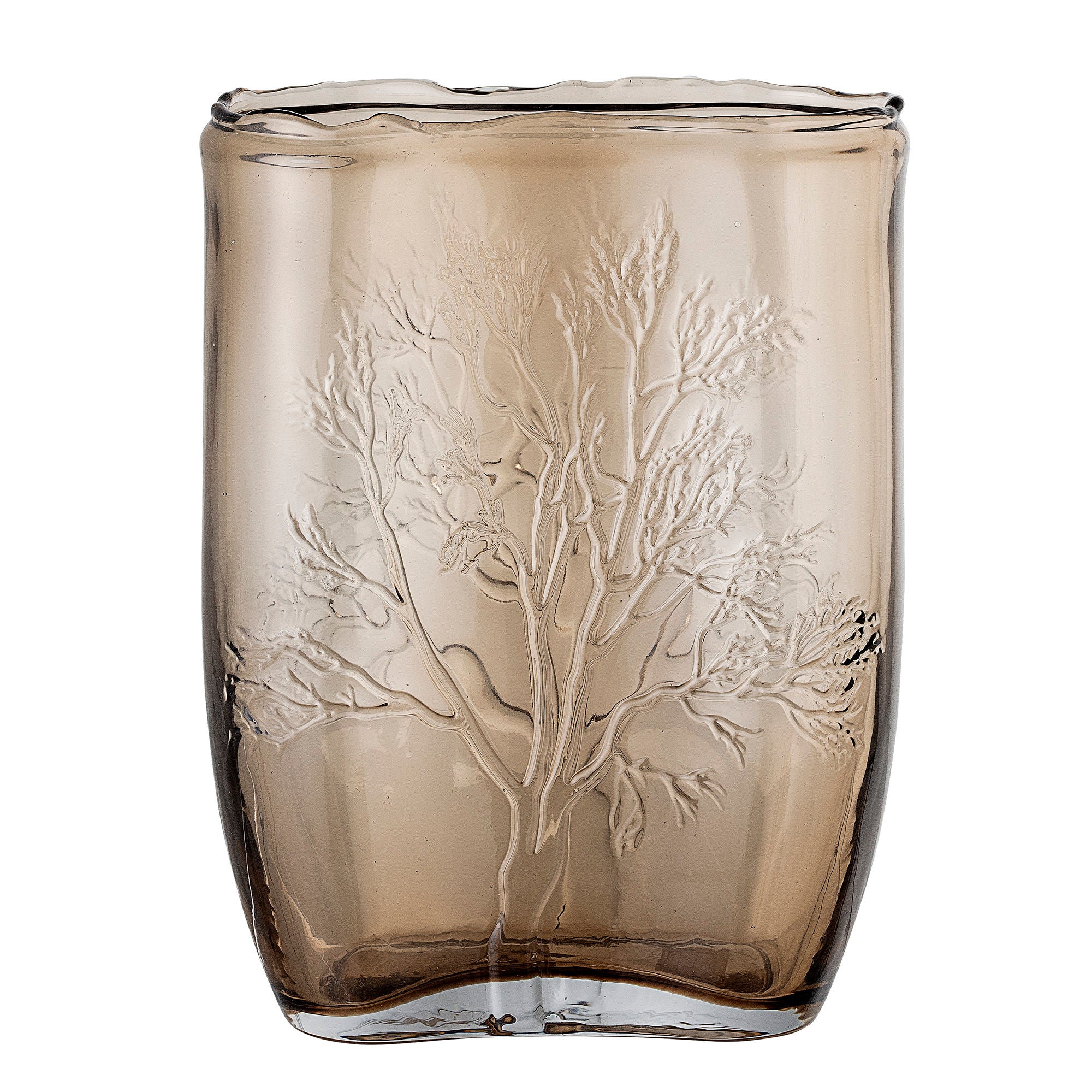 Blooming ville Jara Vase, Braun, Glas