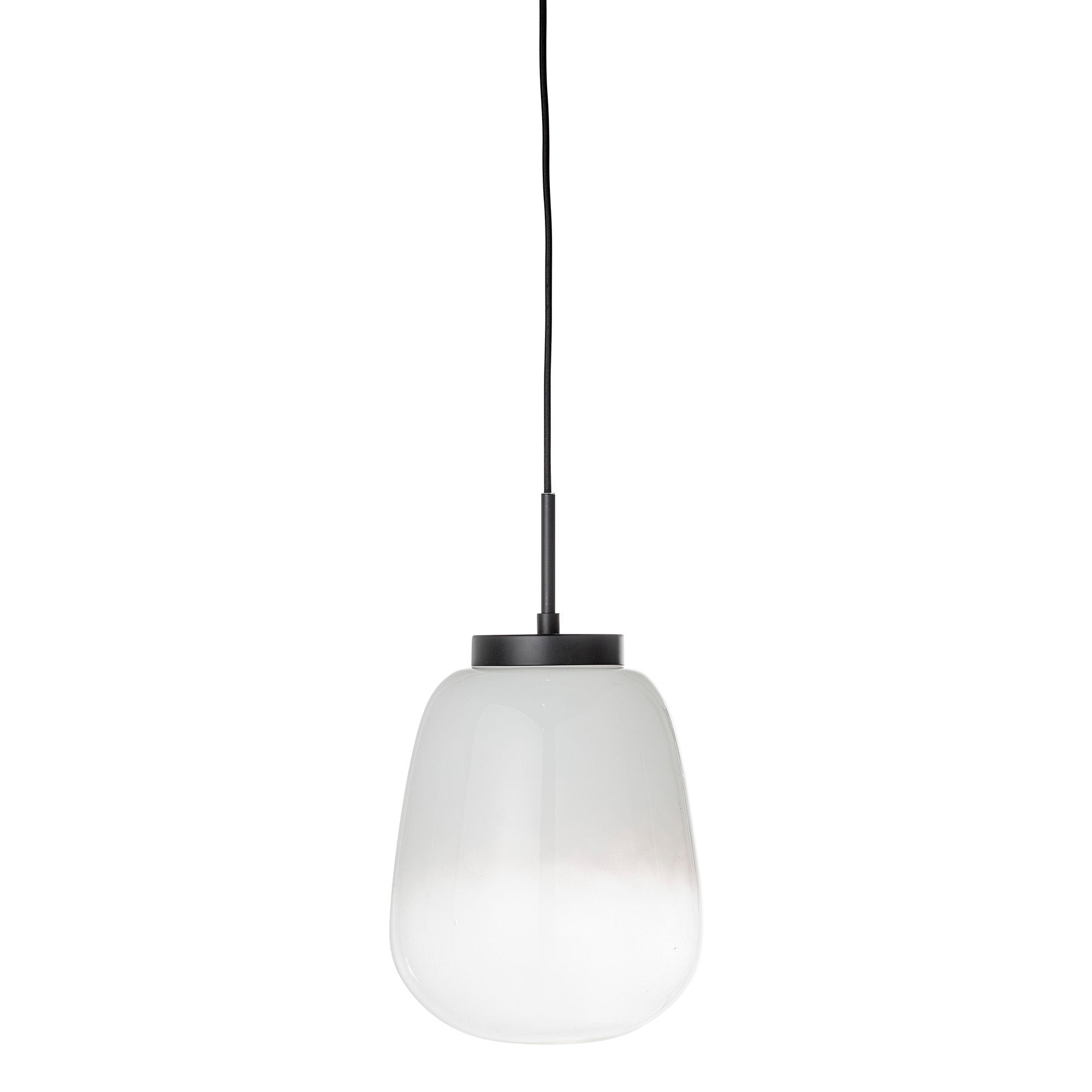 Bloomingville Lampe suspendue Ece, Blanc, Verre