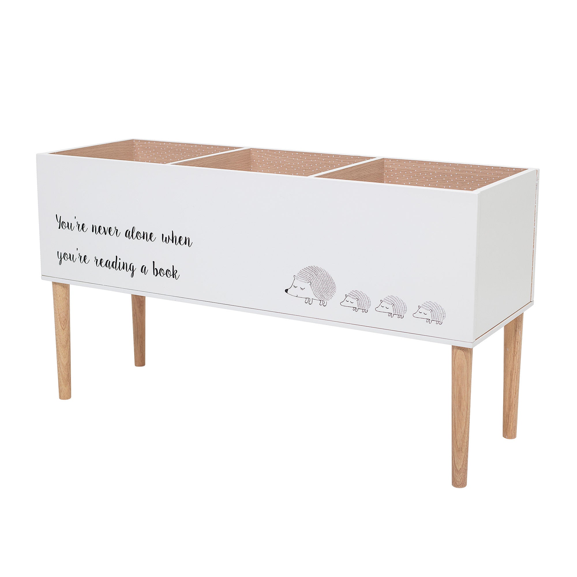 Bloomingville MINI Salam boekenstandaard, Wit, MDF