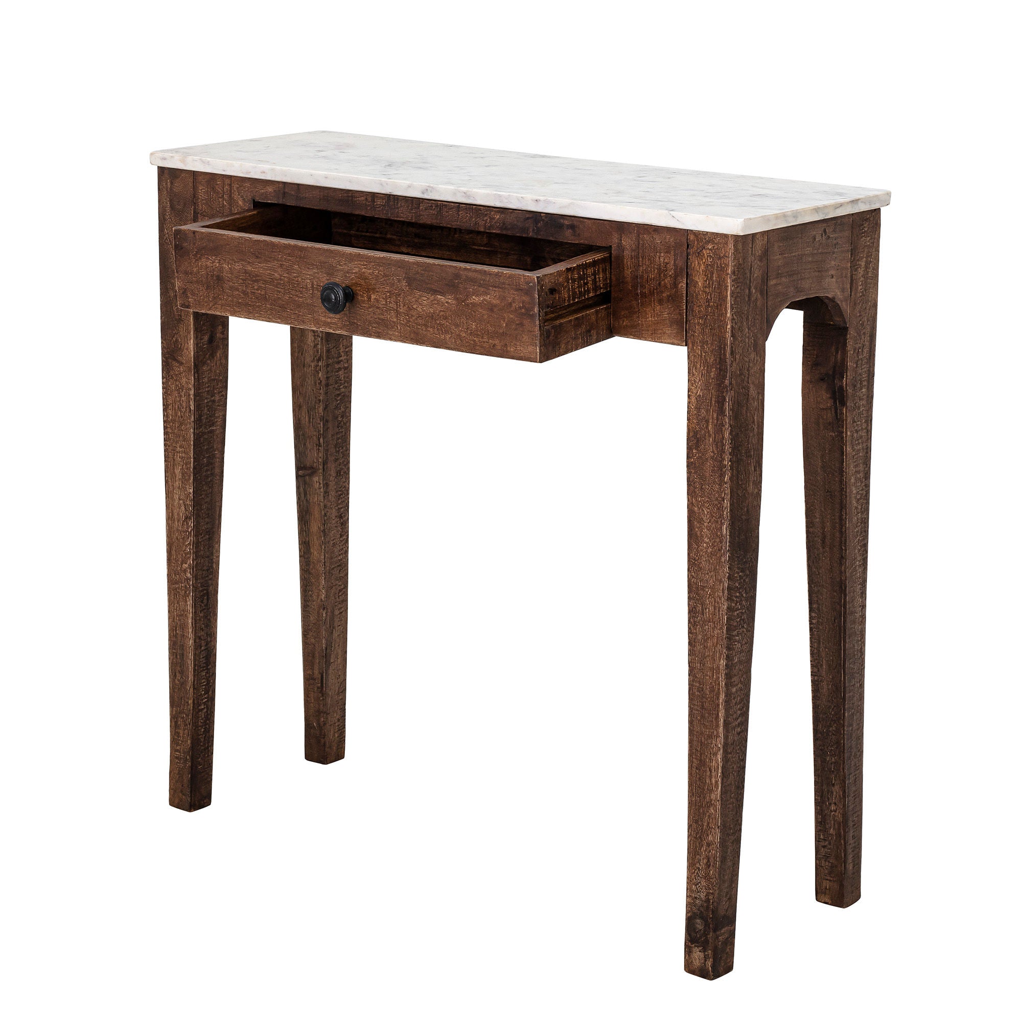 Creative Collection Hauge table d'appoint, brun, marbre