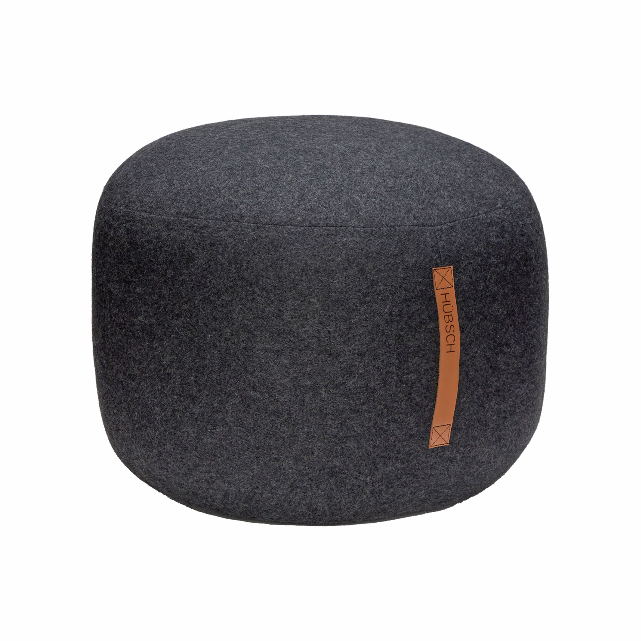 Hübsch Mochi Pouf Ø50 Gris Foncé