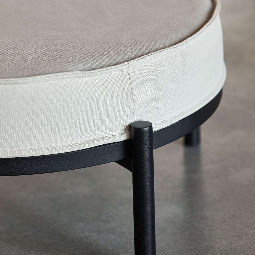 House Doctor Fauteuil/hocker, Coton, Sable