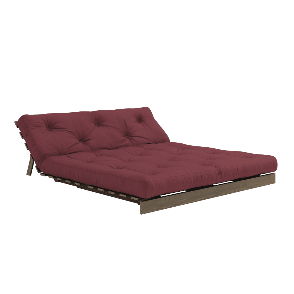 Karup Design ROOTS CAROB BROWN 160 X 200 W. ROOTS MATTRESS BORDEAUX