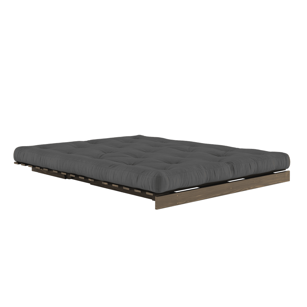 Karup Design WURZELN CAROB BROWN 160X200 W. SCHWEDEN MATRATZE DUNKELGRAU