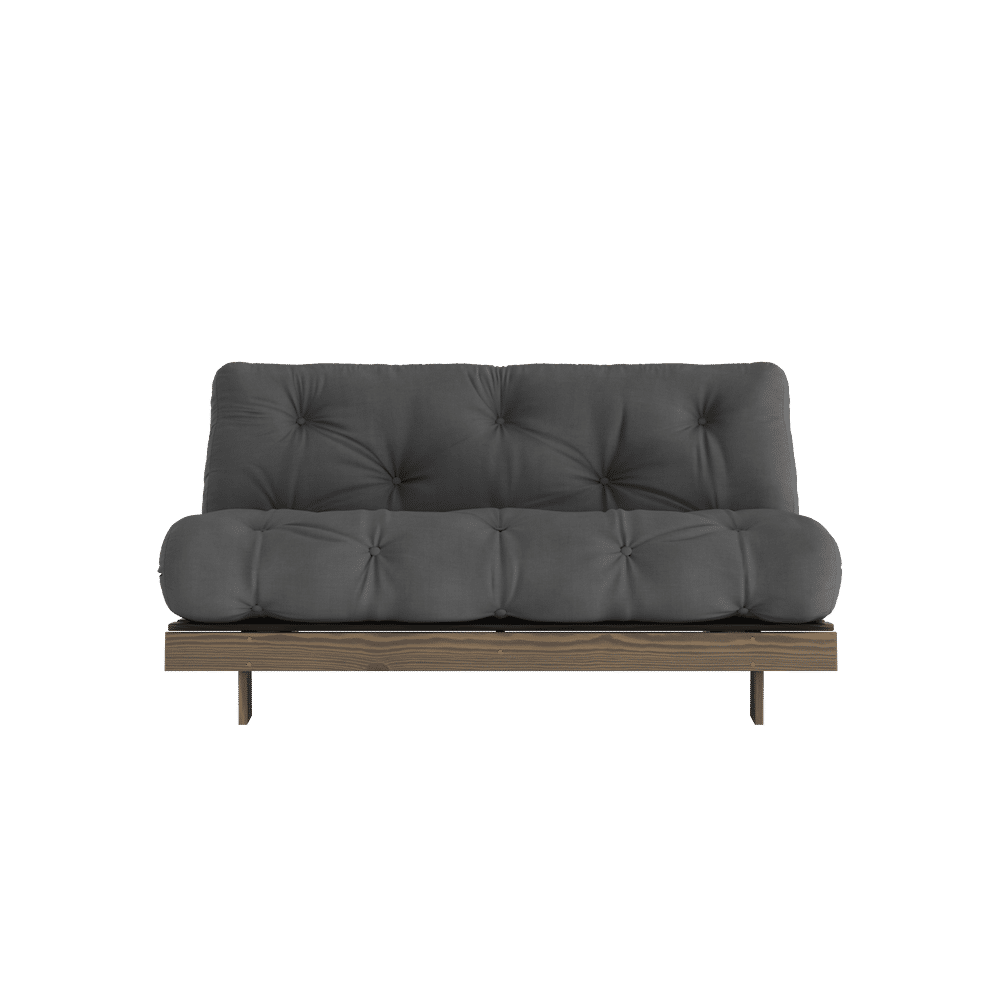 Karup Design WURZELN CAROB BROWN 160X200 W. SCHWEDEN MATRATZE DUNKELGRAU