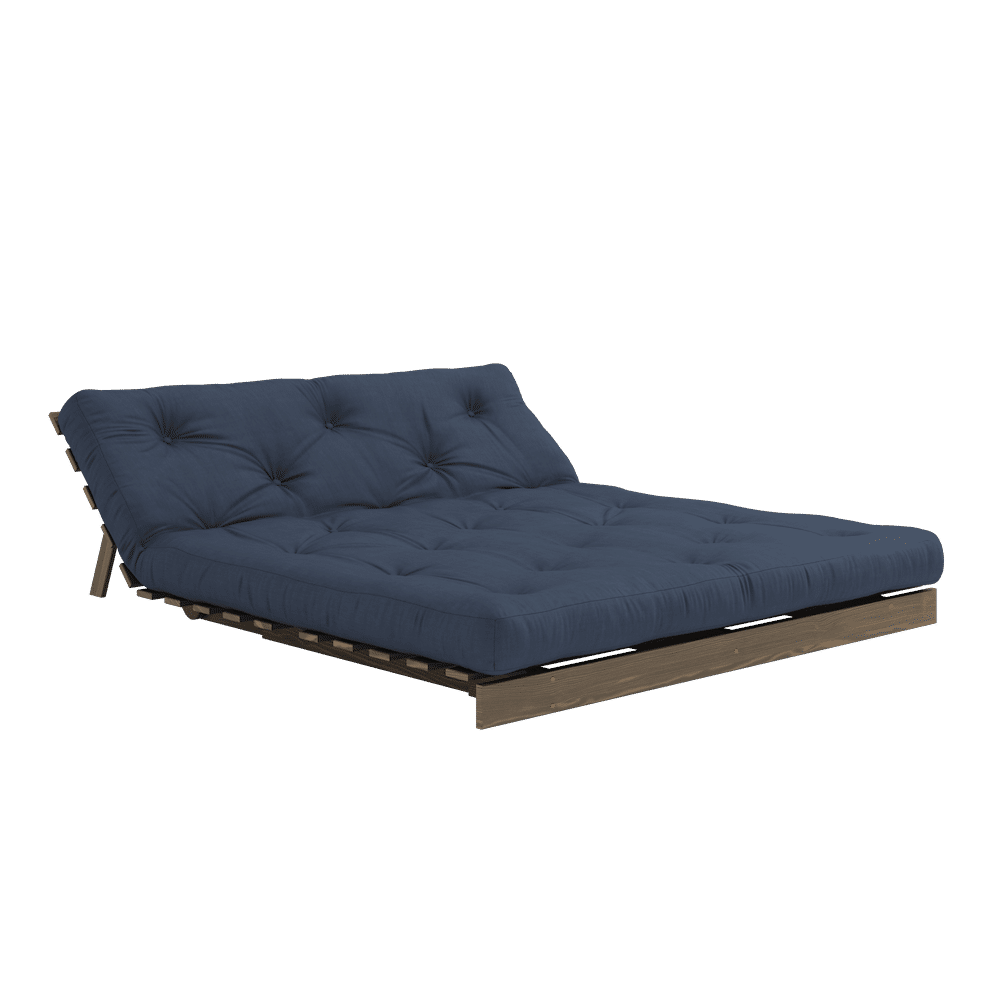 Karup Design WURZELN CAROB BROWN 160X200 W. SCHWEDEN MATRATZE NAVY