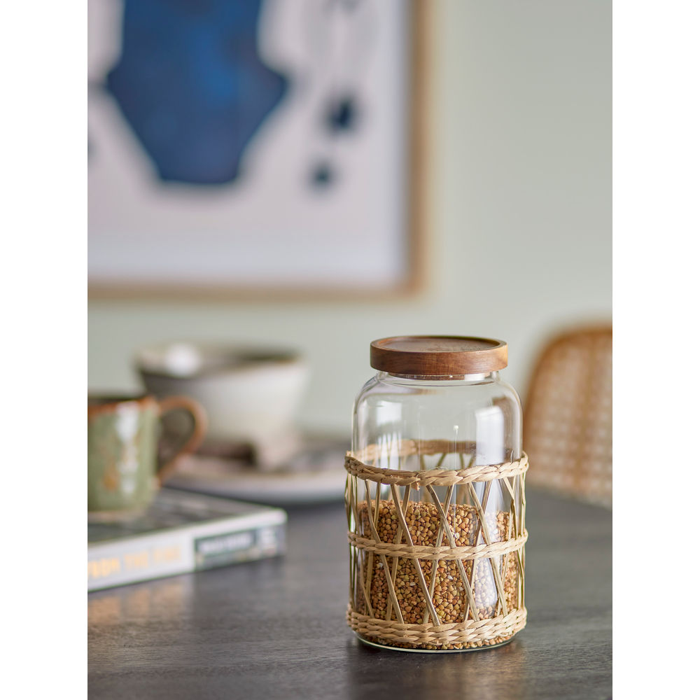 Bloomingville Manna pot met deksel, helder, glas