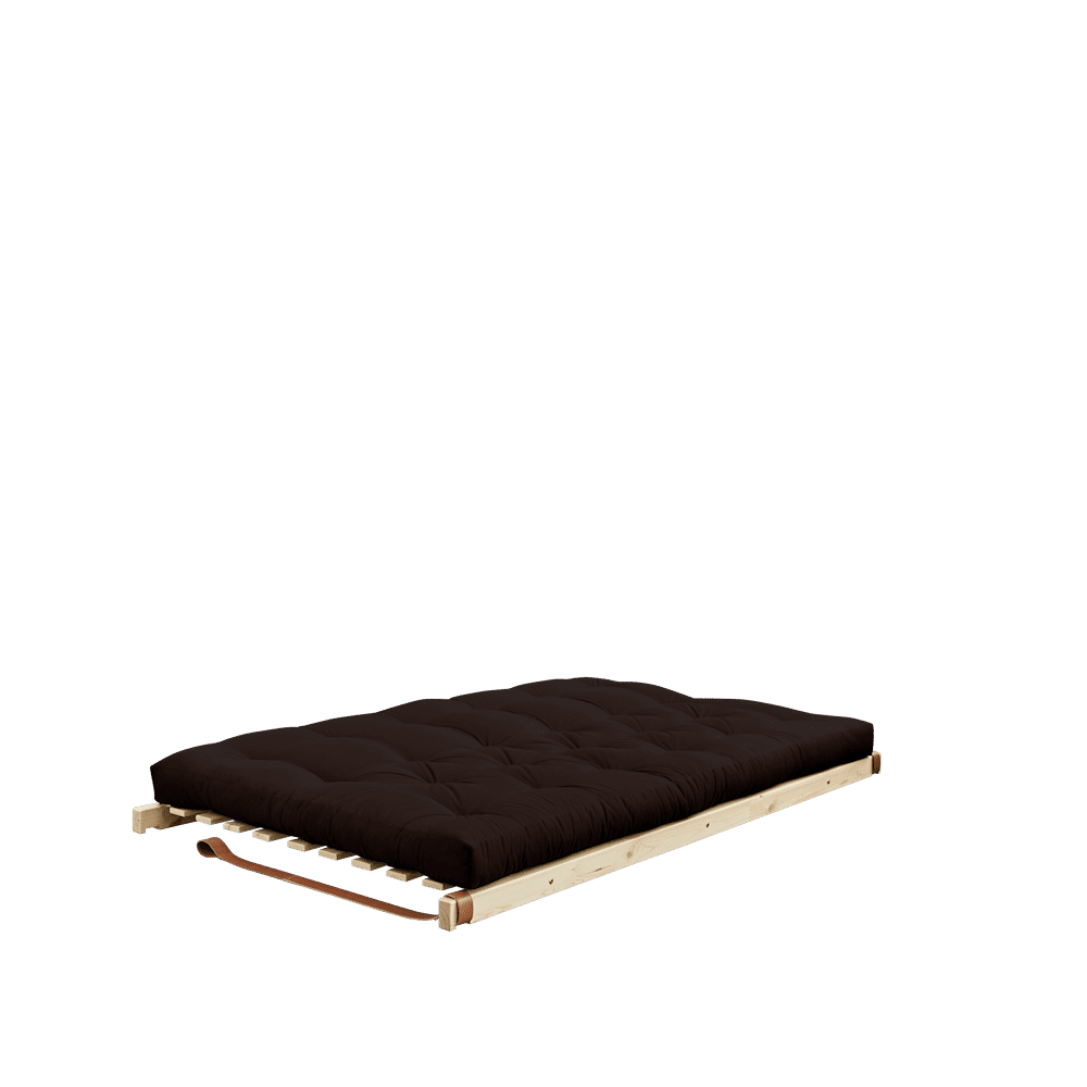 Karup Design JUMP CLEAR LACQUERED  W. 5-LAYER MIXED MATTRESS BROWN