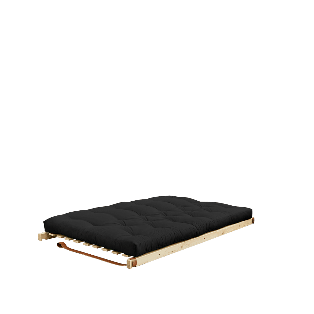 Karup Design SAUT CLAIR LAQUÉ W. MATELAS MIXTE 5 COUCHES GRIS FONCÉ