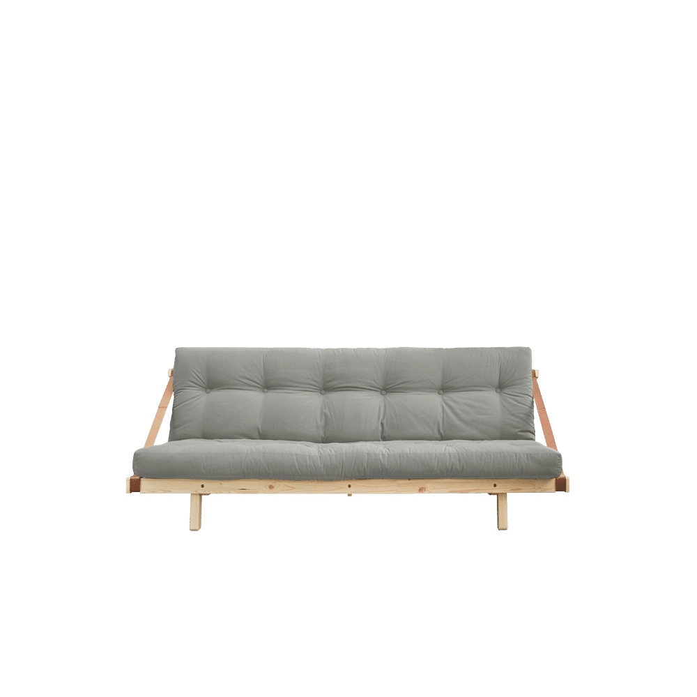 Karup Design JUMP LAQUÉ CLAIR AVEC MATELAS MIXTE 5 COUCHES GRIS