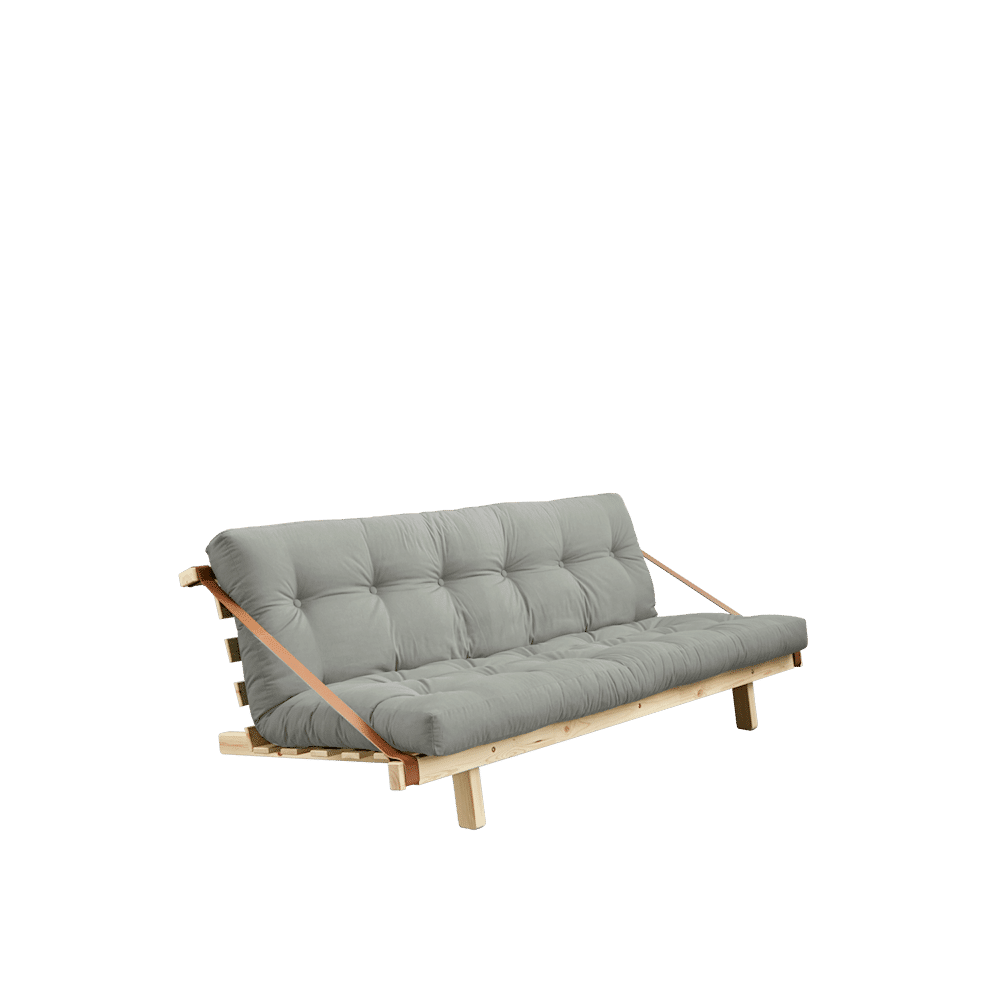 Karup Design JUMP LAQUÉ CLAIR AVEC MATELAS MIXTE 5 COUCHES GRIS