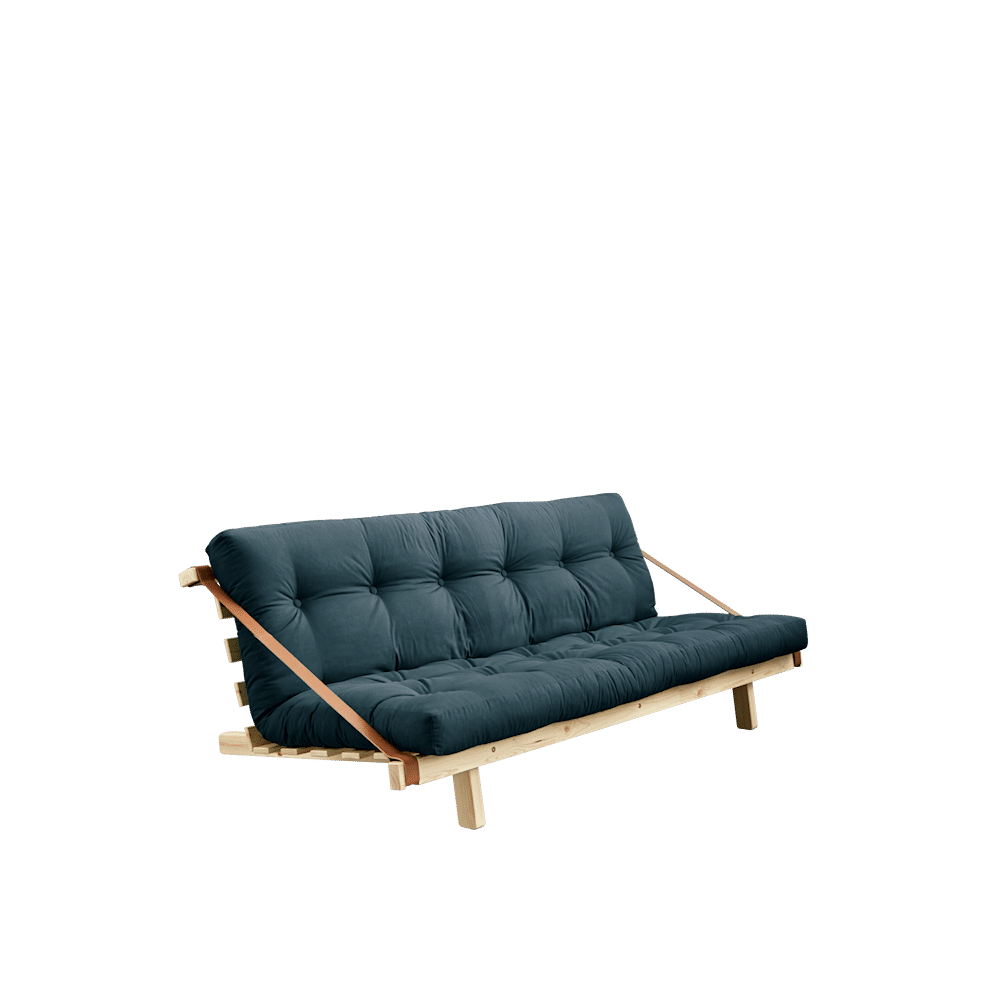 SAUT CLAIR LAQUÉ W. MATELAS MIXTE 5 COUCHES BLEU Pétrole