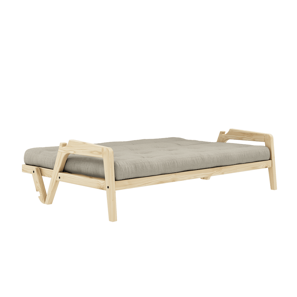 Karup Design SAISIR CLAIR LAQUE W. 5-COUCHE MIXTE MATELAS LIN