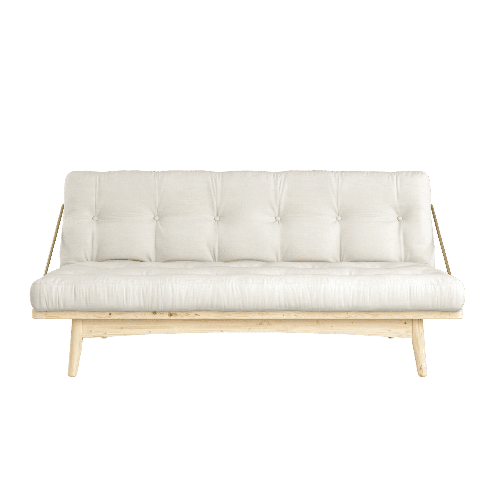 FOLK CLAIR LAQUE W. MATELAS MIXTE 5 COUCHES NATUREL