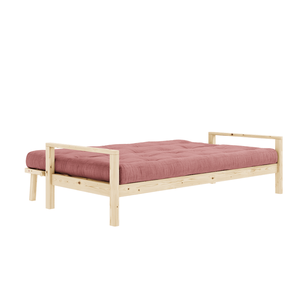 Designer BOUTON CLAIR LAQUÉ W. MATELAS MIXTE 5 COUCHES SORBET