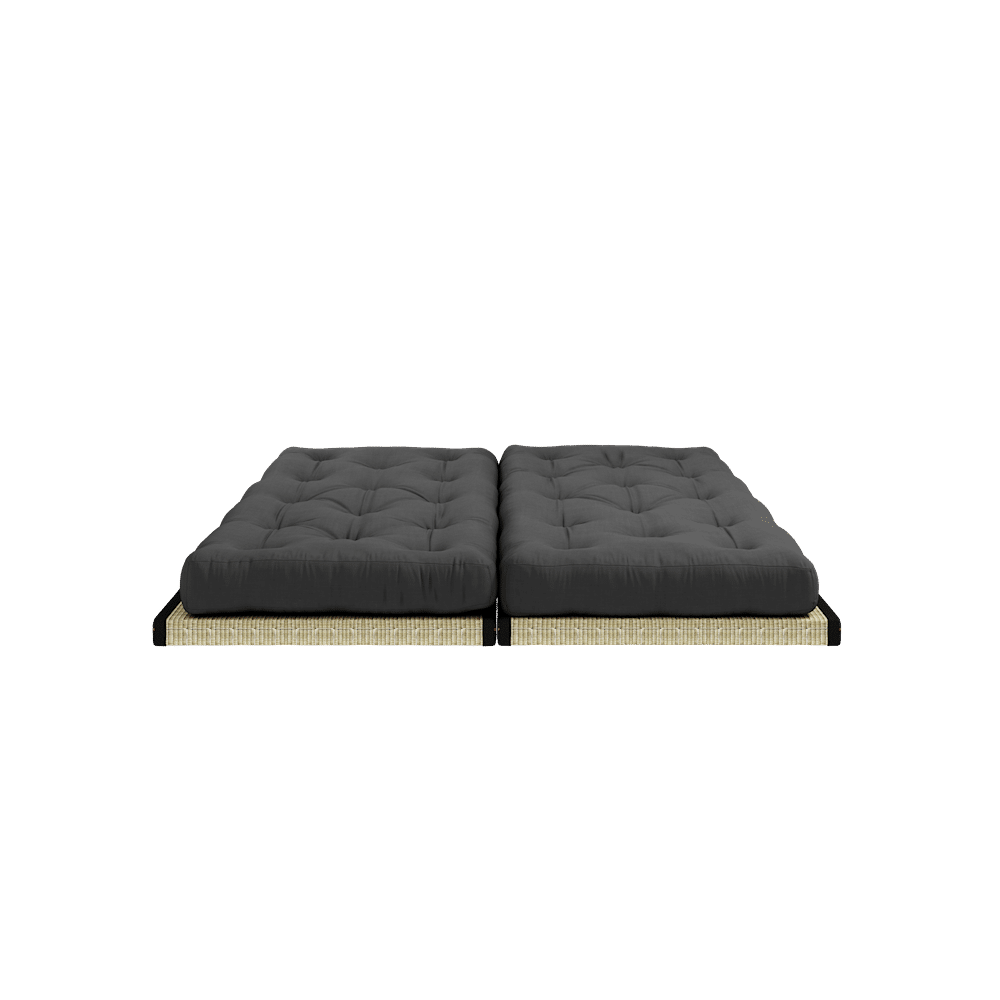 Karup Design CHICO DARK GREY W. 2 TATAMI 80 X 200 W. 2 CHICO MATTRESS SET DARK GREY