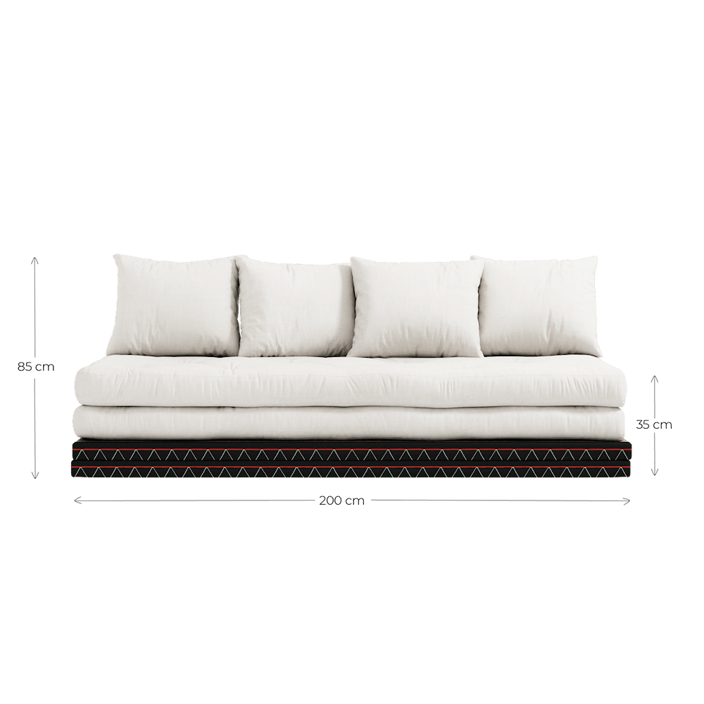 Karup Design CHICO BEIGE W. 2 TATAMI 80 X 200 W. 2 CHICO MATTRESS SET BEIGE