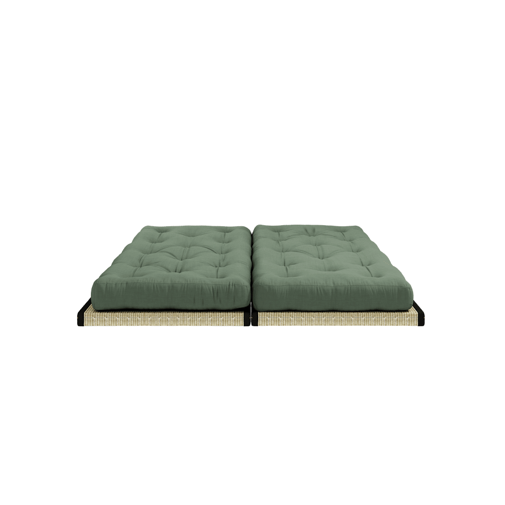 Karup Design CHICO VERT OLIVE W. 2 MOIS 80X200 W. 2 CHICO ENSEMBLE DE MATELAS VERT OLIVE