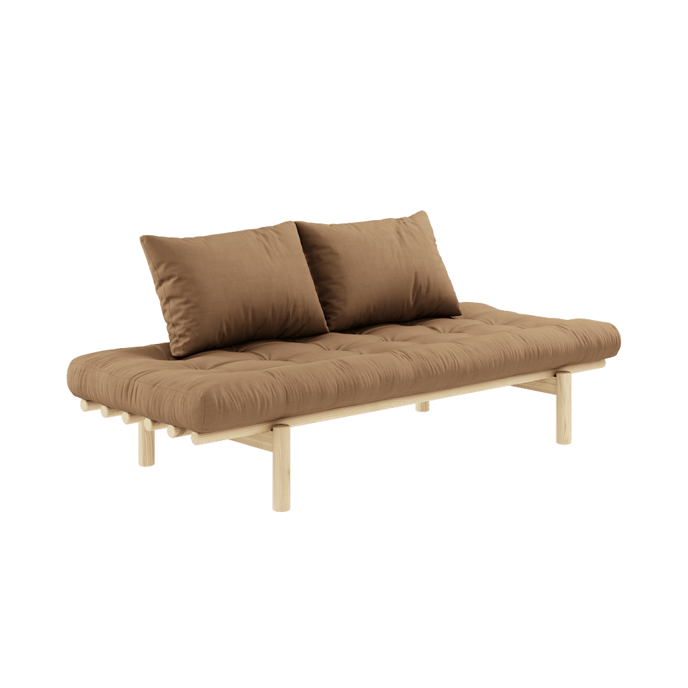 DAYBED KLARE LACKIERT W. 4-SCHICHT GEMISCHTE MATRATZE MOCCAA