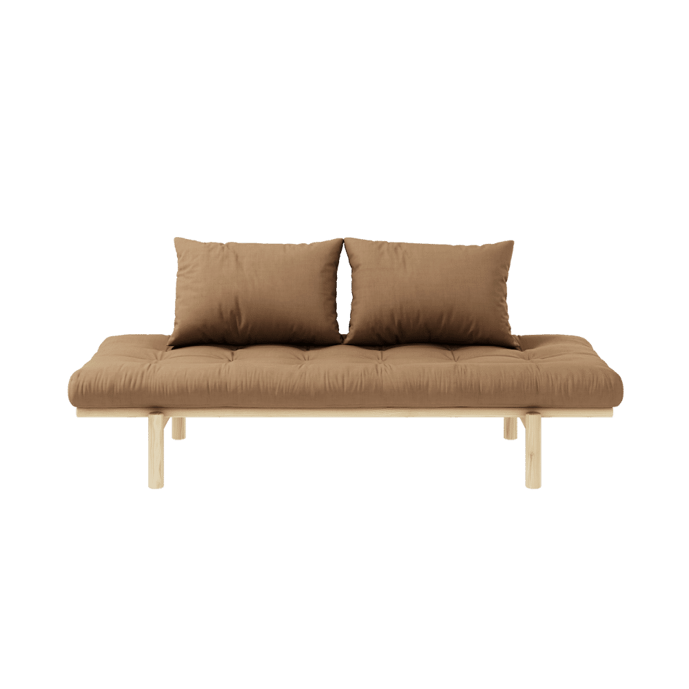 DAYBED KLARE LACKIERT W. 4-SCHICHT GEMISCHTE MATRATZE MOCCAA