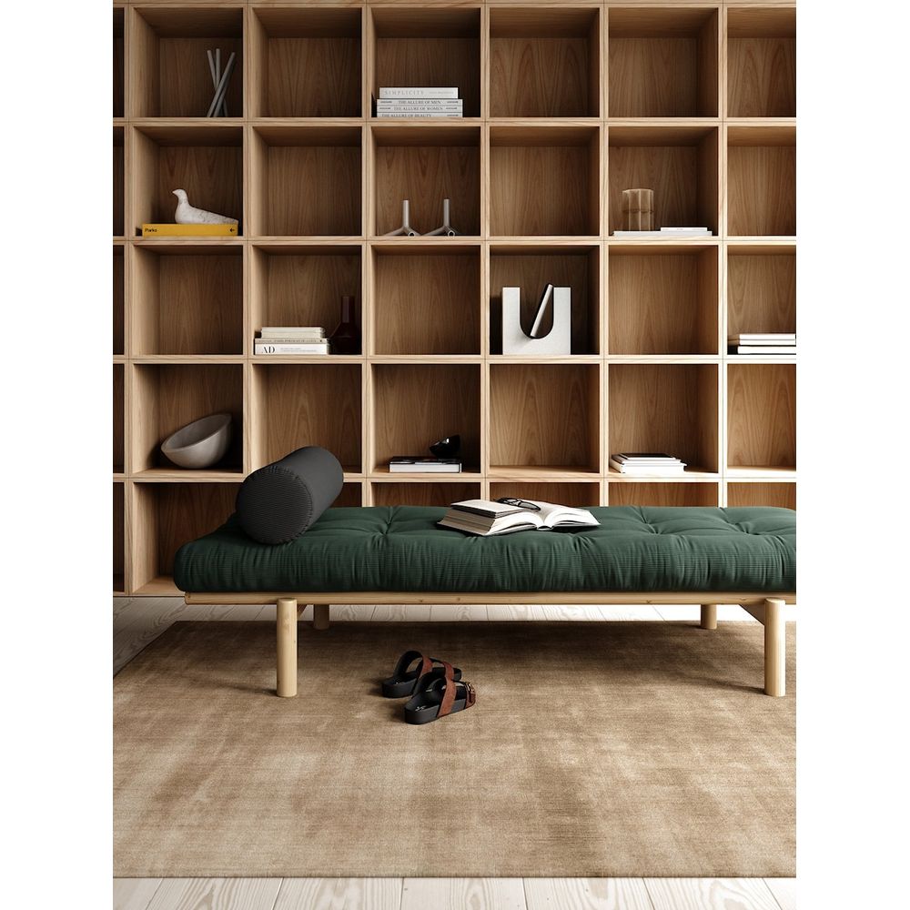 Karup Design NEXT DAYBED KLARLACKIERT MIT 4-LAGIGER MISCHMATRATZE ANTHRAZIT