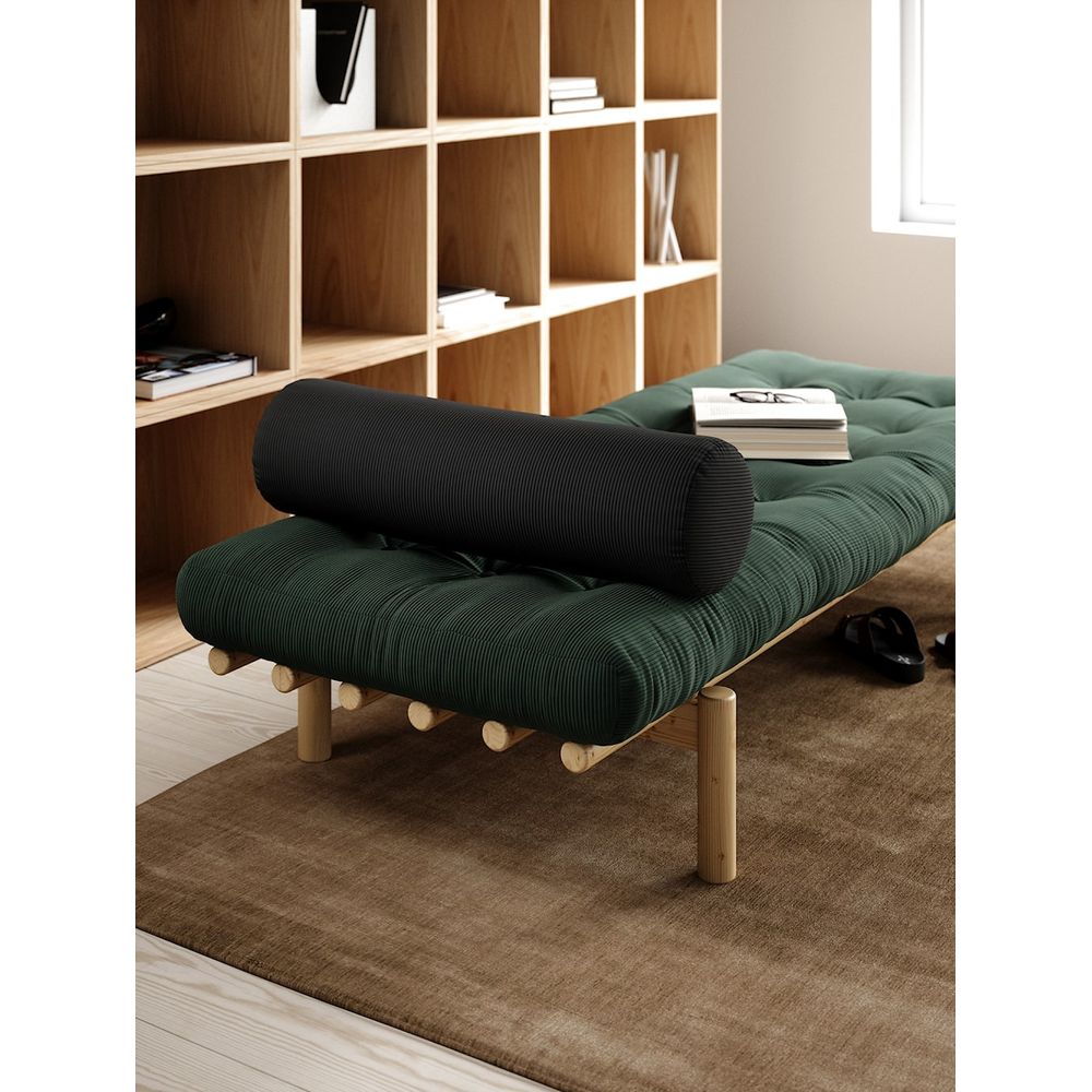 Karup Design NEXT DAYBED KLARLACKIERT MIT 4-LAGIGER MISCHMATRATZE ANTHRAZIT